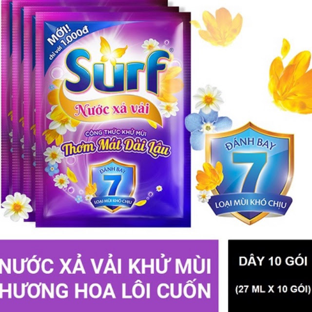 Nước xả vải Surf hương hoa lôi cuốn - Hóa Mỹ Phẩm Hưng Phú Phát - Công Ty TNHH Hưng Phú Phát